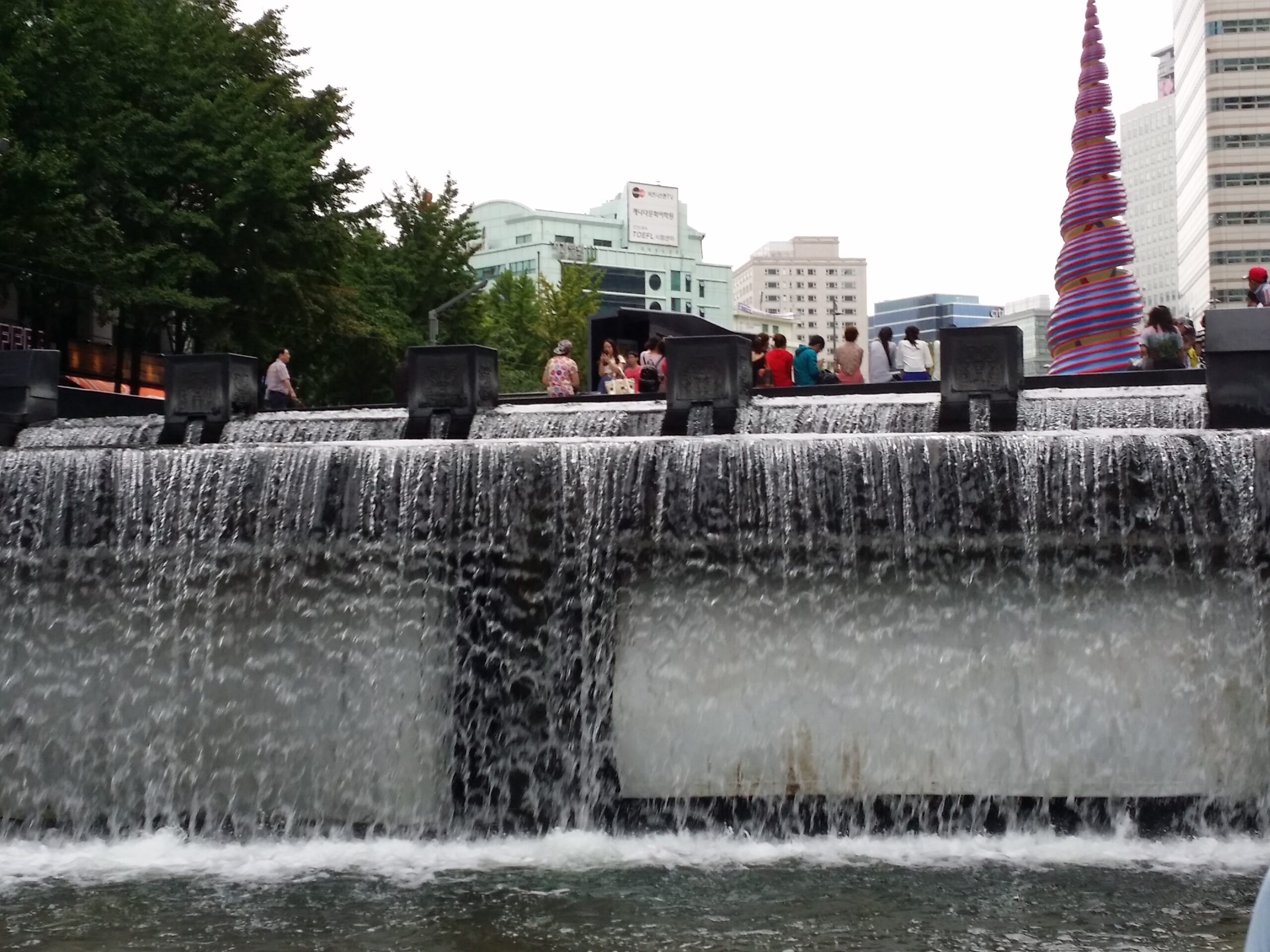 Cheonggyecheon Stream, Seoul, South Korea. 2014